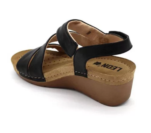 Leon Comfort női szandál - 1020 Fekete