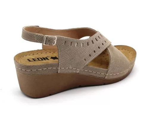 Leon Comfort női szandál - 1030 Barna