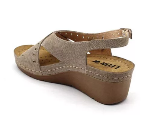 Leon Comfort női szandál - 1030 Barna