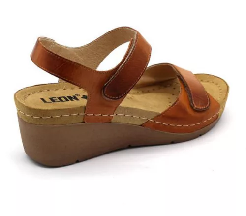 Leon Comfort női szandál - 1041 Barna