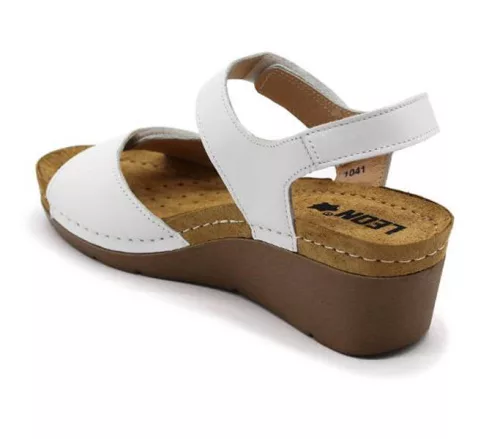 Leon Comfort női szandál - 1041 Feher
