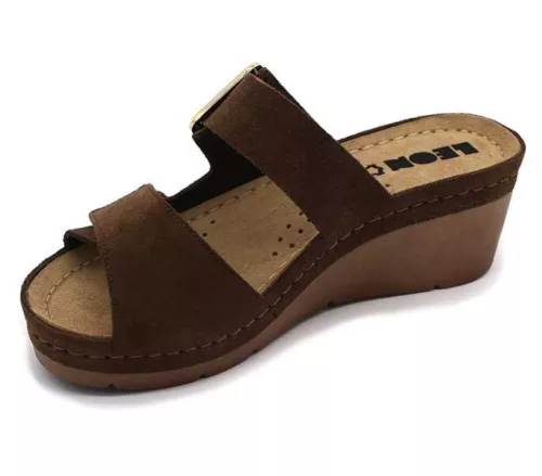 Leon Comfort női papucs - 1110 barna
