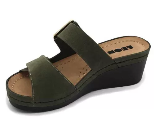 Leon Comfort női papucs - 1110 zold