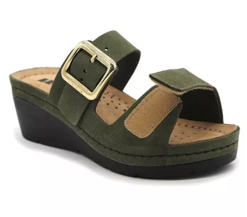 Leon Comfort női papucs - 1110 zold