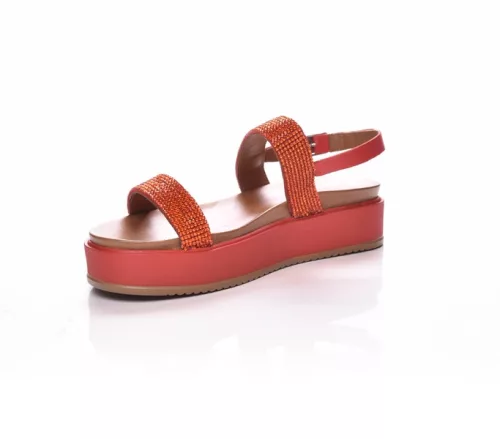 Inuovo női szandál - 112001 cherry