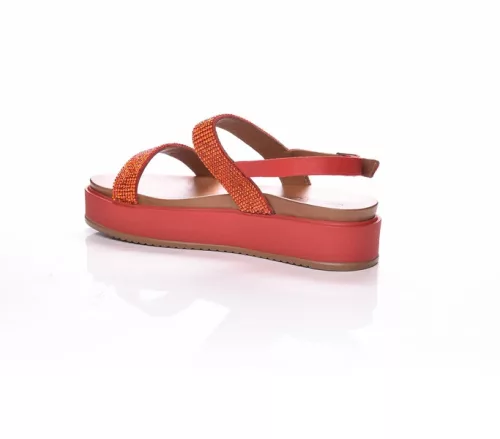 Inuovo női szandál - 112001 cherry