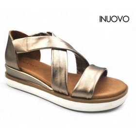 Inuovo női szandál - 113012 Metal-ash