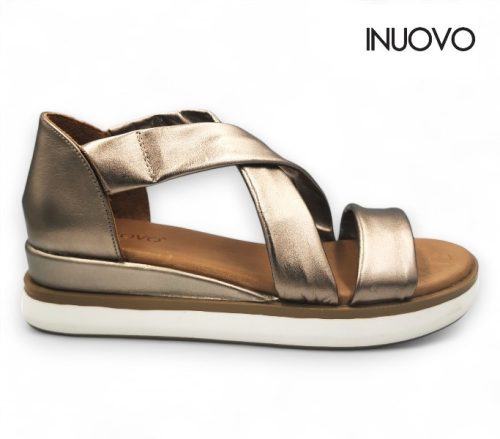Inuovo női szandál - 113012 Metal-ash