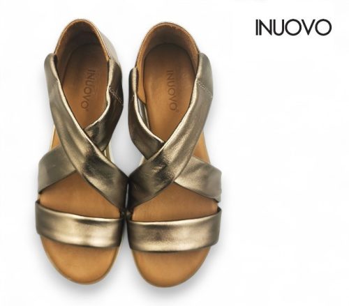 Inuovo női szandál - 113012 Metal-ash