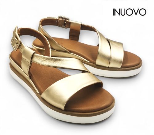 Inuovo női szandál - 113060 Gold