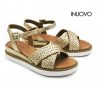 Inuovo női szandál - 113065 Gold