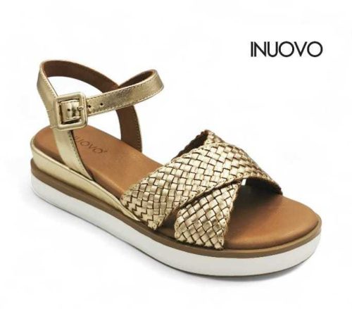 Inuovo női szandál - 113065 Gold