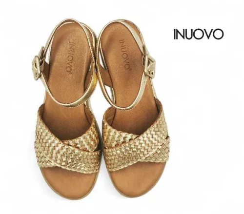Inuovo női szandál - 113065 Gold