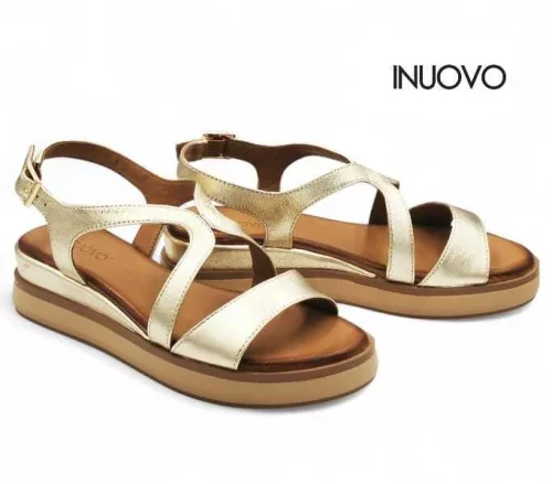 Inuovo női szandál - 113092 Gold
