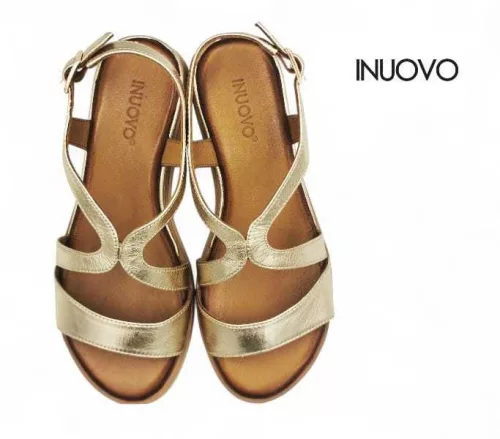 Inuovo női szandál - 113092 Gold