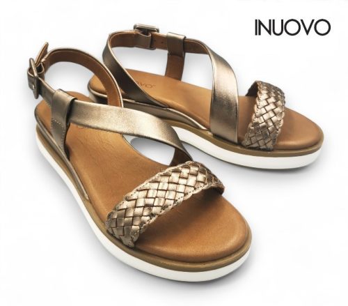 Inuovo női szandál - 113114 Metal-ash