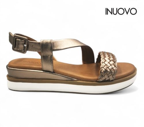 Inuovo női szandál - 113114 Metal-ash