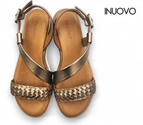 Inuovo női szandál - 113114 Metal-ash