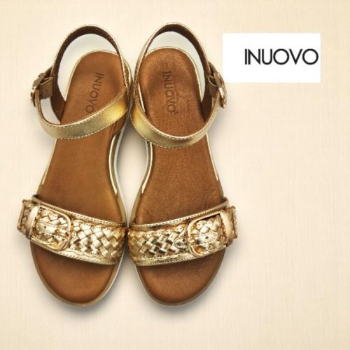 Inuovo női szandál - 113115 Gold