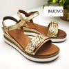 Inuovo női szandál - 113115 Gold