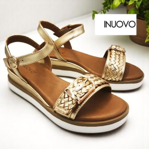 Inuovo női szandál - 113115 Gold