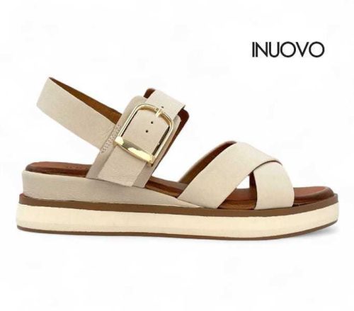 Inuovo női szandál - 113117 Crema