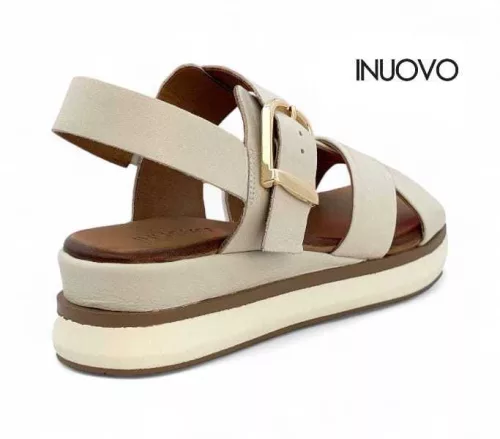 Inuovo női szandál - 113117 Crema