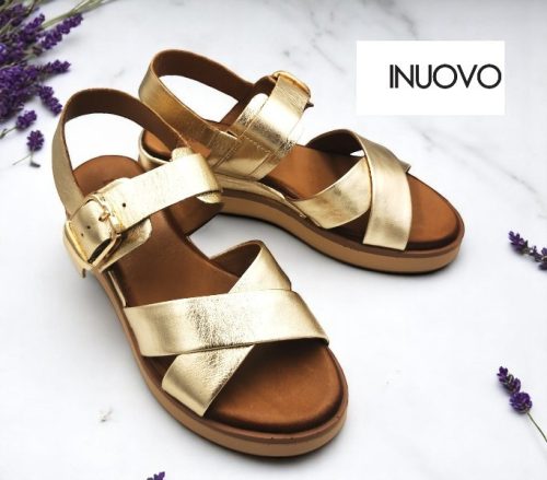 Inuovo női szandál - 113117 Gold