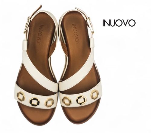 Inuovo női szandál - 113127 Crema