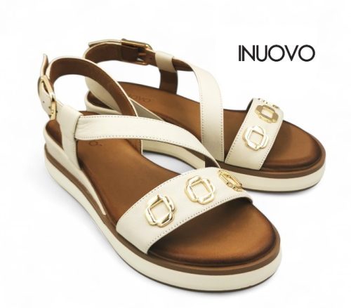 Inuovo női szandál - 113127 Crema