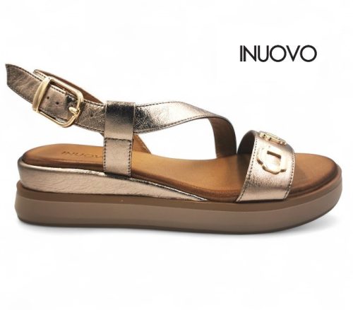 Inuovo női szandál - 113127 Metal-ash
