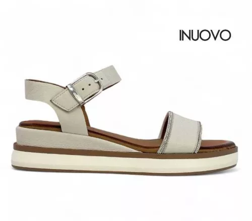 Inuovo női szandál - 113128 Crema