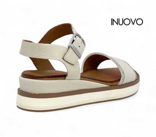 Inuovo női szandál - 113128 Crema