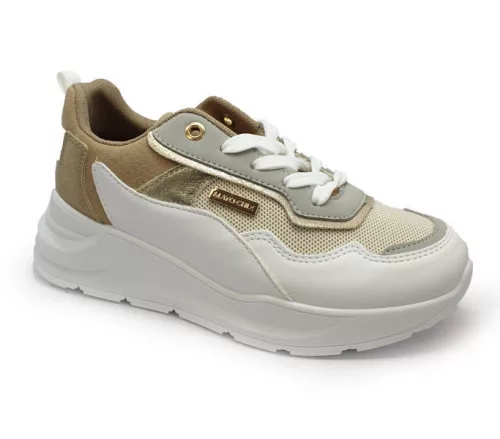 Mayo Chix női cipő - 1202 White-gold