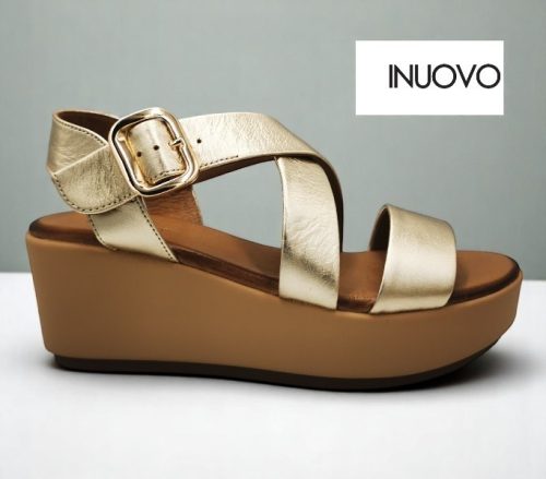 Inuovo női szandál - 123107 Gold