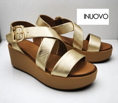 Inuovo női szandál - 123107 Gold