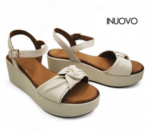 Inuovo női szandál - 123108 Crema