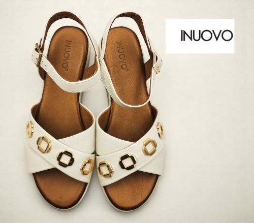 Inuovo női szandál - 123127 Crema