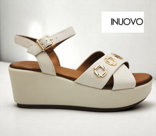 Inuovo női szandál - 123127 Crema