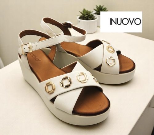 Inuovo női szandál - 123127 Crema