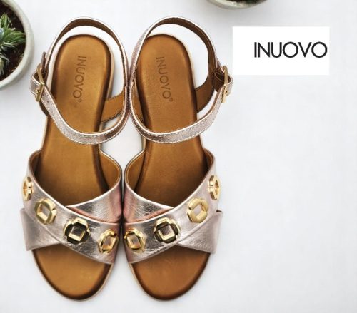Inuovo női szandál - 123127 Metal-rose