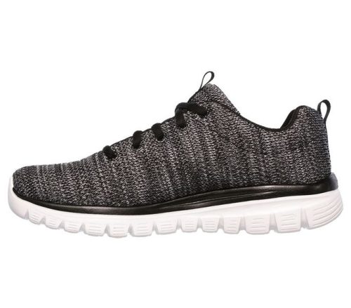 Skechers női cipő - 12614-BKW