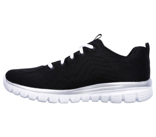 Skechers női cipő - 12615-BKW