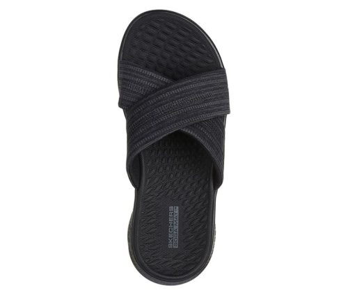 Skechers női papucs - 141420-BKGY