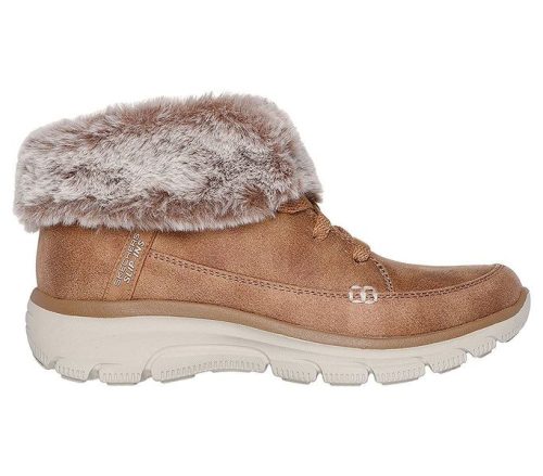 Skechers női bakancs - 168027-TAN