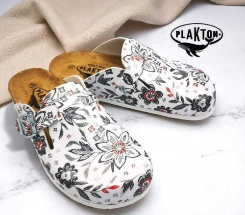 Plakton női papucs - 181539-Blanco