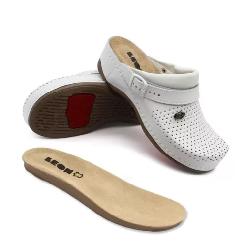 Leon Comfort női papucs - 2023 feher