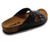 Leon Comfort férfi papucs - 4703 fekete-bak