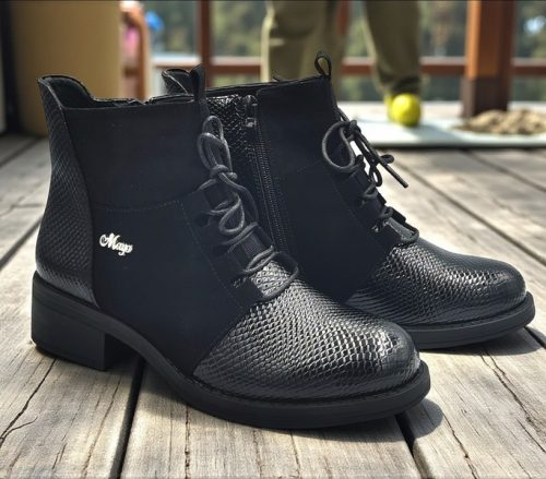 Mayo Chix Női bokacsizma - 5207 Black