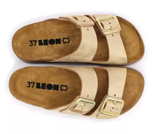 Leon Comfort női papucs - 6010 arany